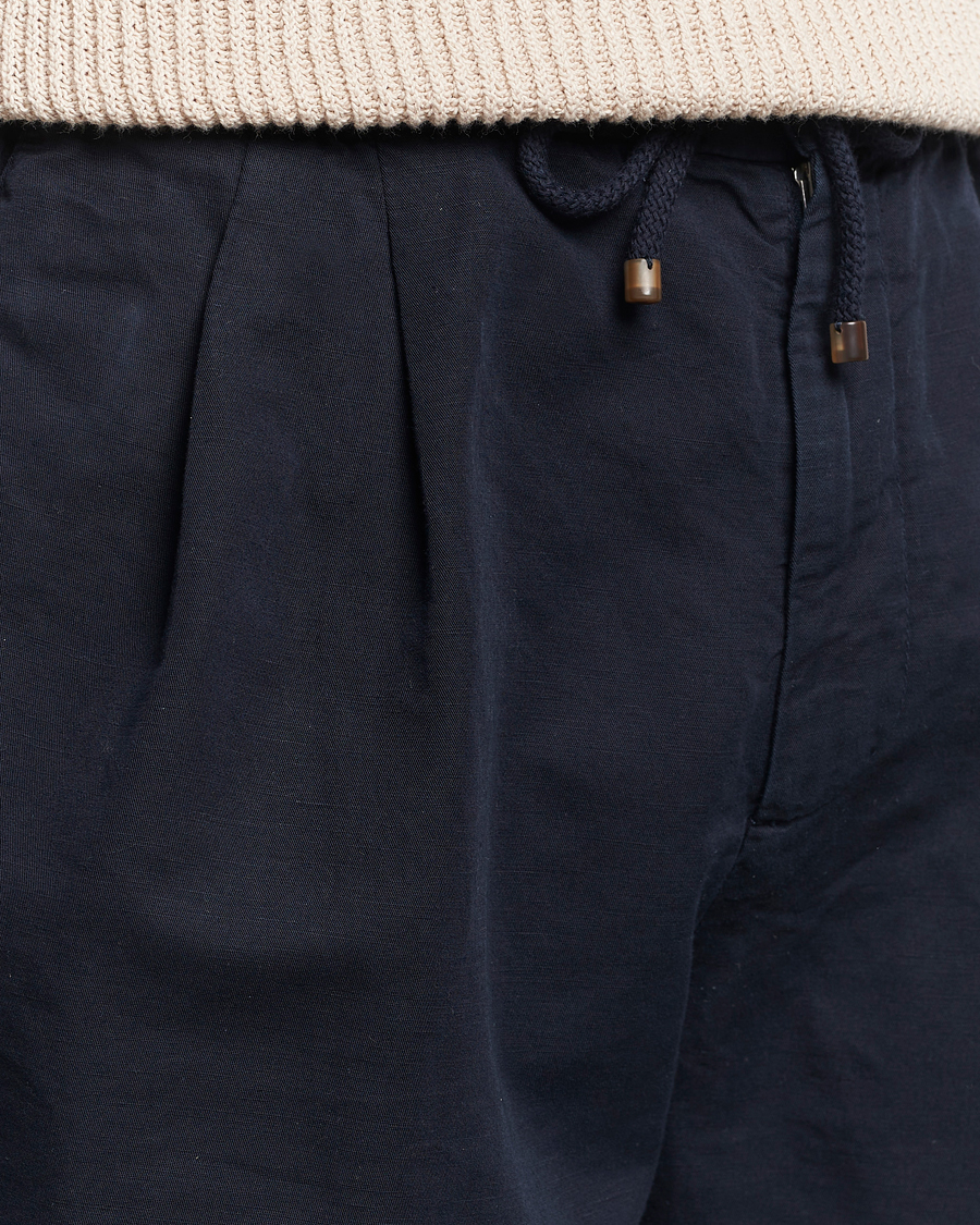 Mies | Shortsit | Brunello Cucinelli | Drawstring Shorts Navy