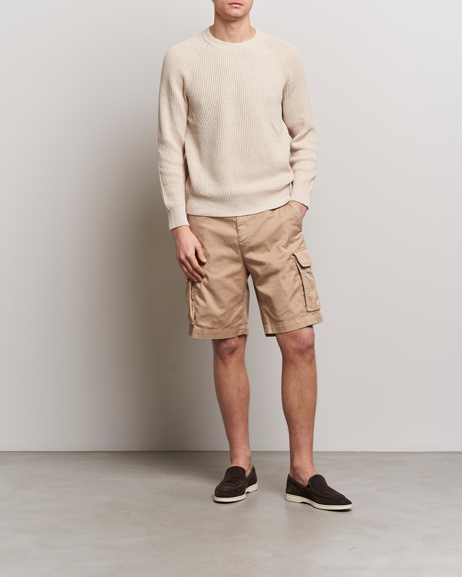 Mies | Shortsit | Brunello Cucinelli | Cotton Cargo Shorts Beige