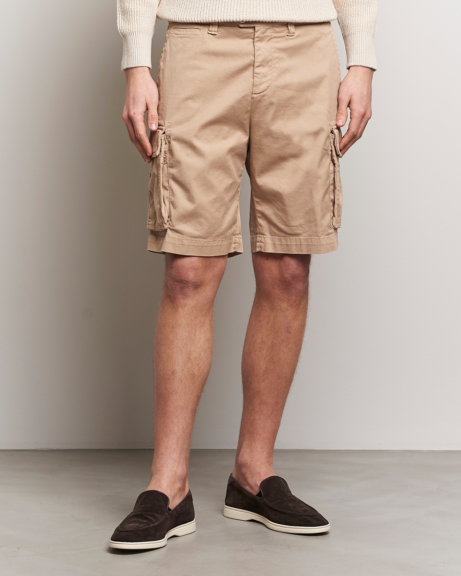 Mies | Shortsit | Brunello Cucinelli | Cotton Cargo Shorts Beige