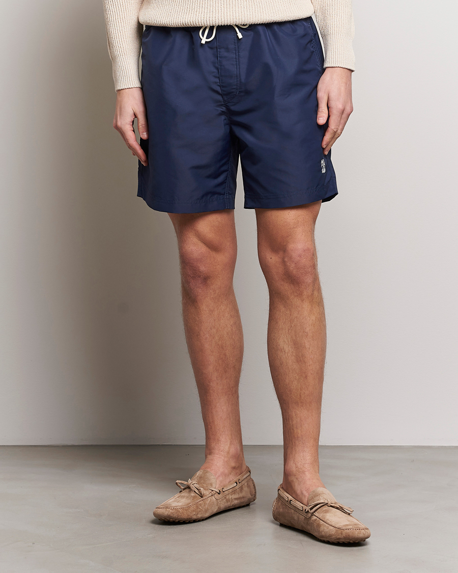 Mies | Uimahousut | Brunello Cucinelli | Nylon Swim Trunks Navy