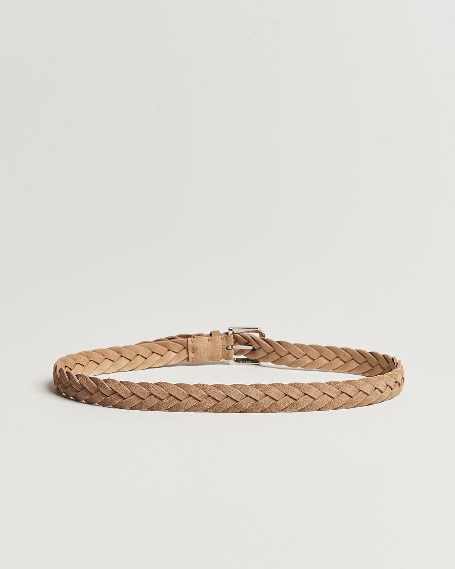 Mies | Brunello Cucinelli Braided Belt Desert Suede | Brunello Cucinelli | Braided Belt Desert Suede