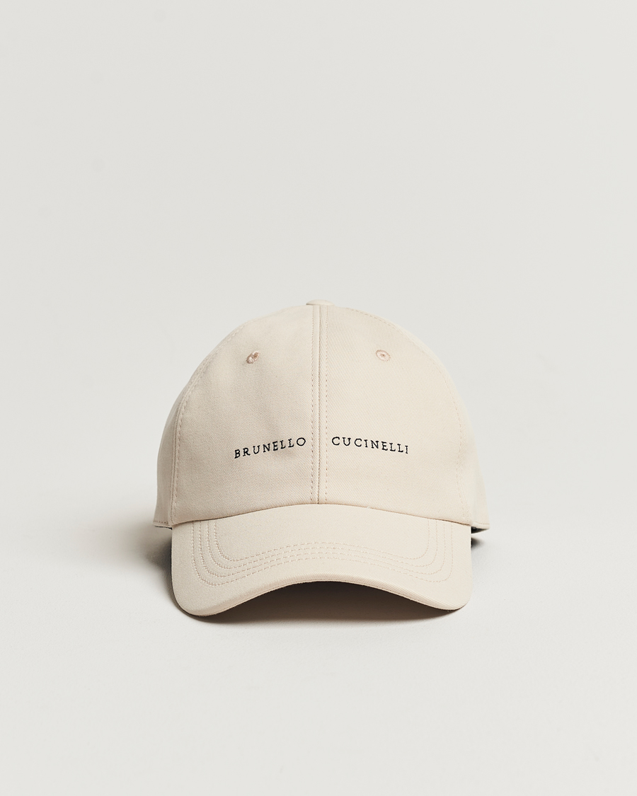 Mies | Brunello Cucinelli Cotton Baseball Cap Light Beige | Brunello Cucinelli | Cotton Baseball Cap Light Beige
