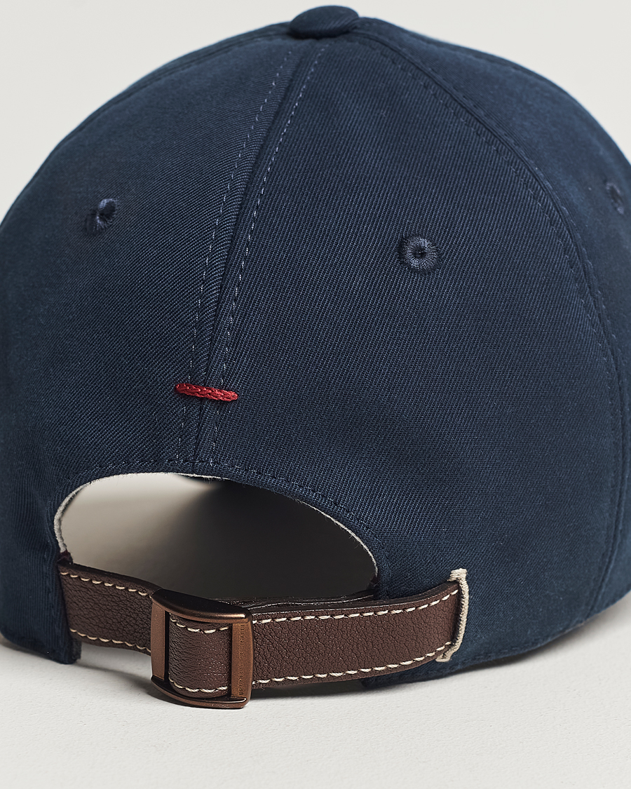 Mies | Brunello Cucinelli Cotton Baseball Cap Navy | Brunello Cucinelli | Cotton Baseball Cap Navy