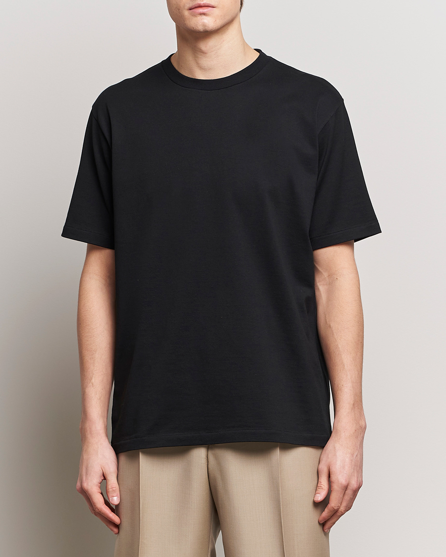 Mies | Japanese Department | Auralee | Luster Plating T-Shirt Black
