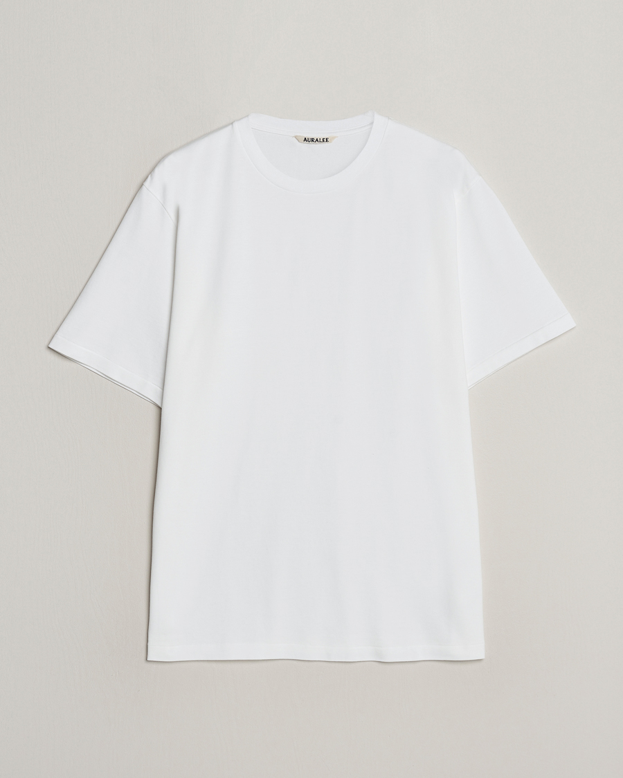 Miehet |  | Auralee | Luster Plating T-Shirt White