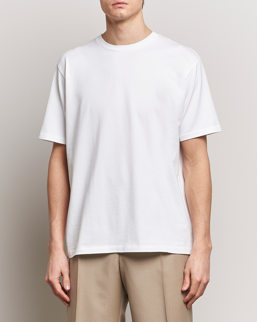 Mies | T-paidat | Auralee | Luster Plating T-Shirt White