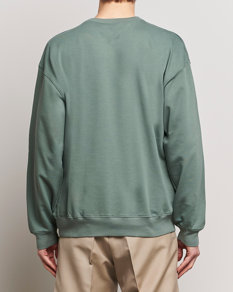 Mies | Puserot | Auralee | Super High Gauze Sweatshirt Dustry Green