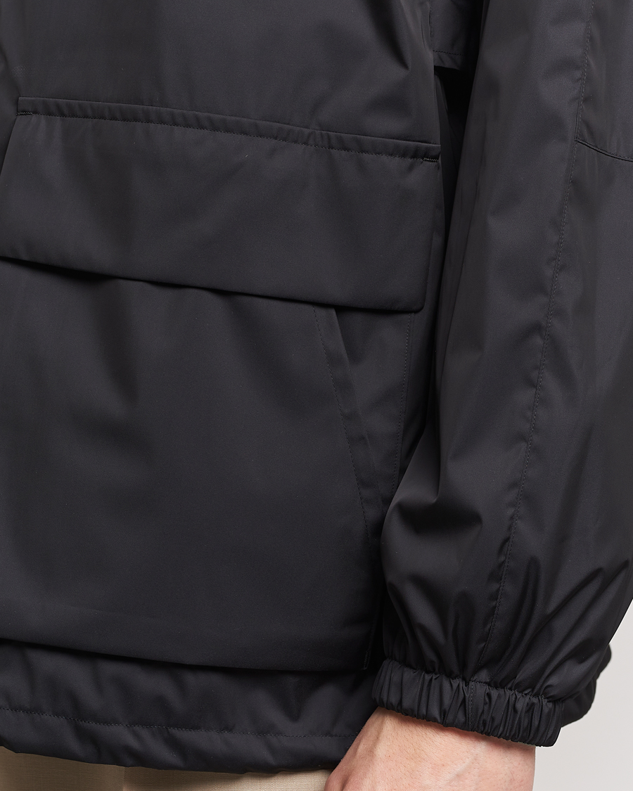 Mies | Takit | Auralee | Polyester Satin Zip Jacket Black