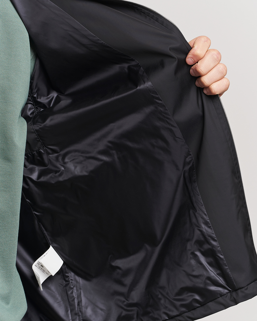 Mies | Takit | Auralee | Polyester Satin Zip Jacket Black