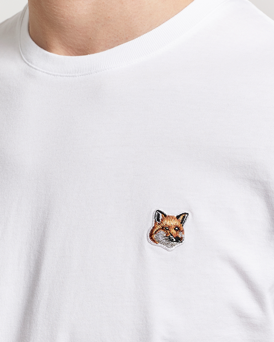 Mies | T-paidat | Maison Kitsuné | Fox Head T-Shirt White