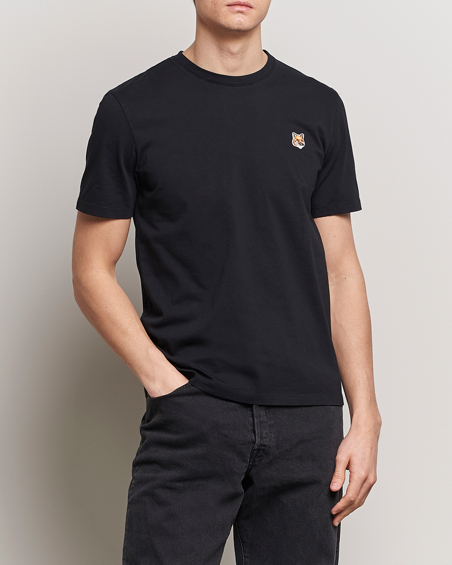 Mies | T-paidat | Maison Kitsuné | Fox Head T-Shirt Black