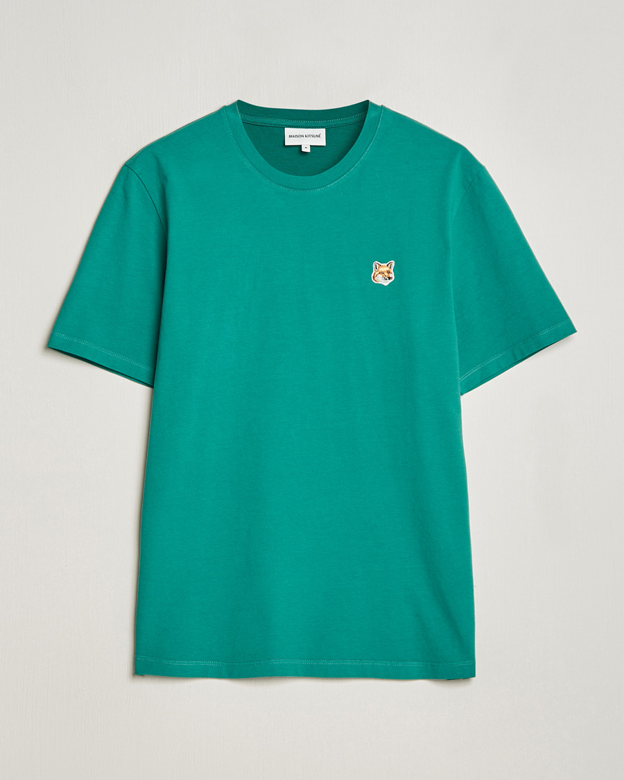 Mies | T-paidat | Maison Kitsuné | Fox Head T-Shirt Pine Green