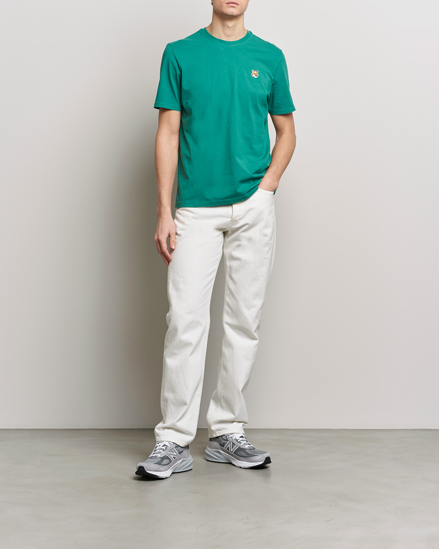 Mies | T-paidat | Maison Kitsuné | Fox Head T-Shirt Pine Green