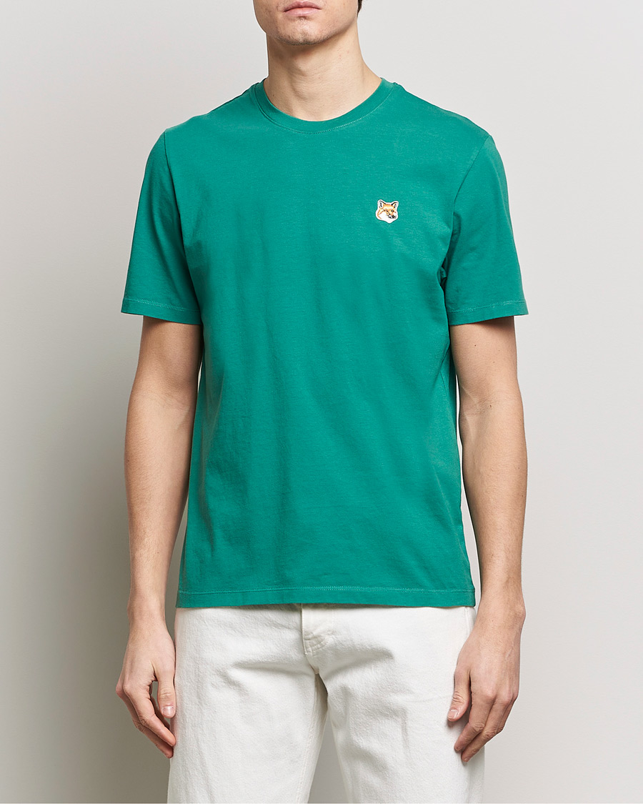 Mies | T-paidat | Maison Kitsuné | Fox Head T-Shirt Pine Green