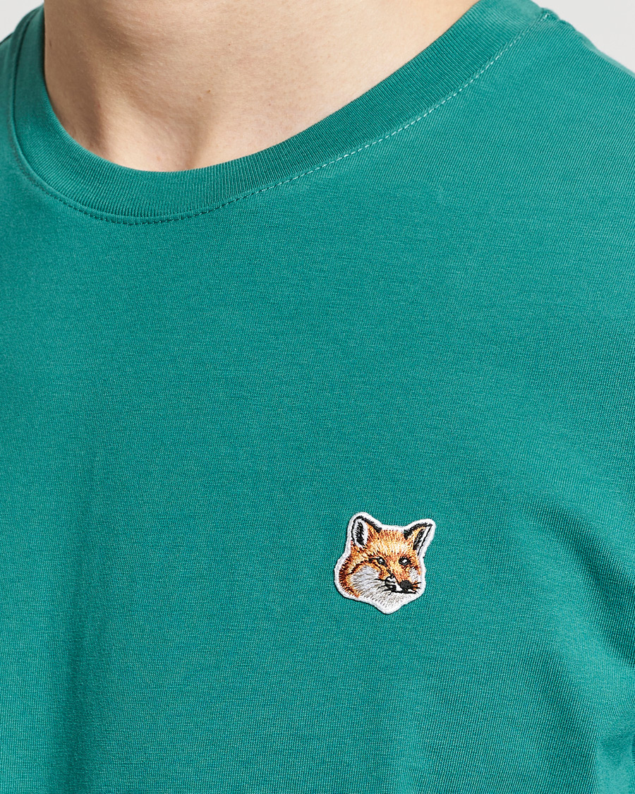 Mies | T-paidat | Maison Kitsuné | Fox Head T-Shirt Pine Green