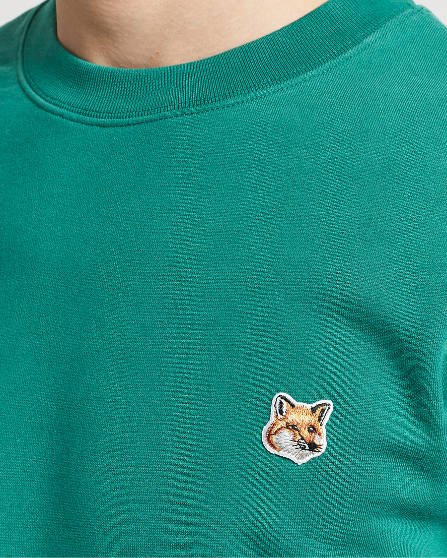 Mies | Puserot | Maison Kitsuné | Fox Head Sweatshirt Pine Green
