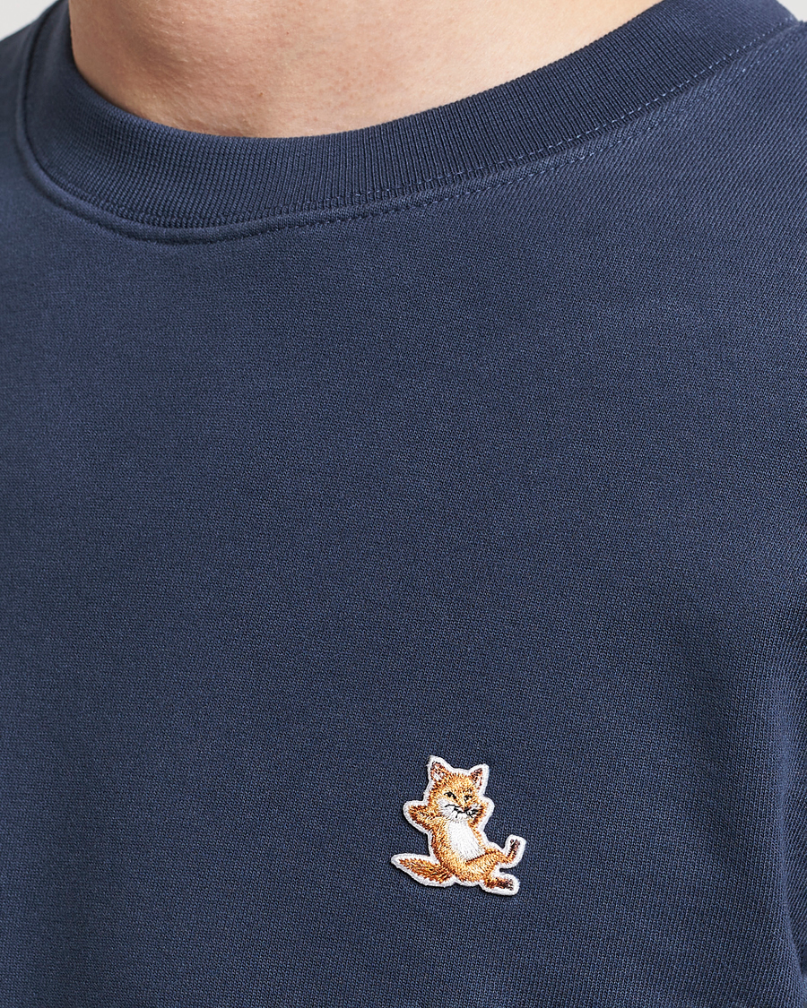 Mies | Puserot | Maison Kitsuné | Chillax Fox Sweatshirt Ink Blue