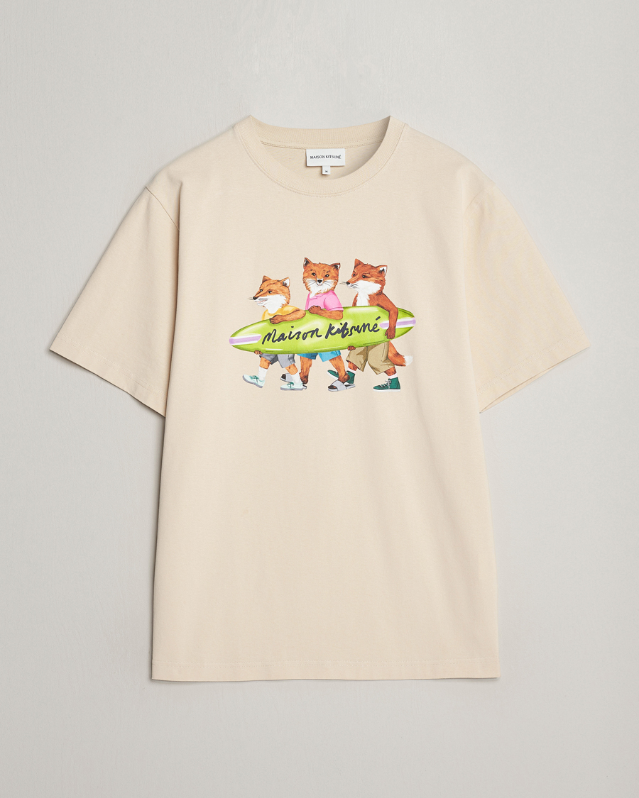 Mies | T-paidat | Maison Kitsuné | Surfing Foxes T-Shirt Paper
