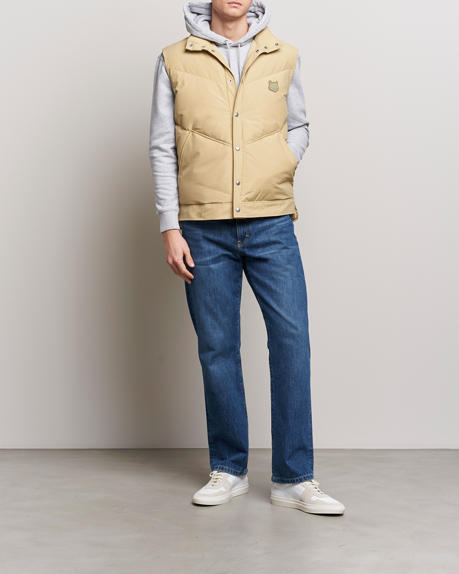 Mies | Takit | Maison Kitsuné | Tonal Fox Puffer Vest Canvas