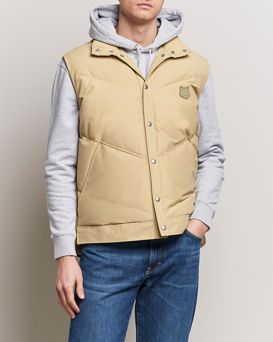 Mies | Takit | Maison Kitsuné | Tonal Fox Puffer Vest Canvas