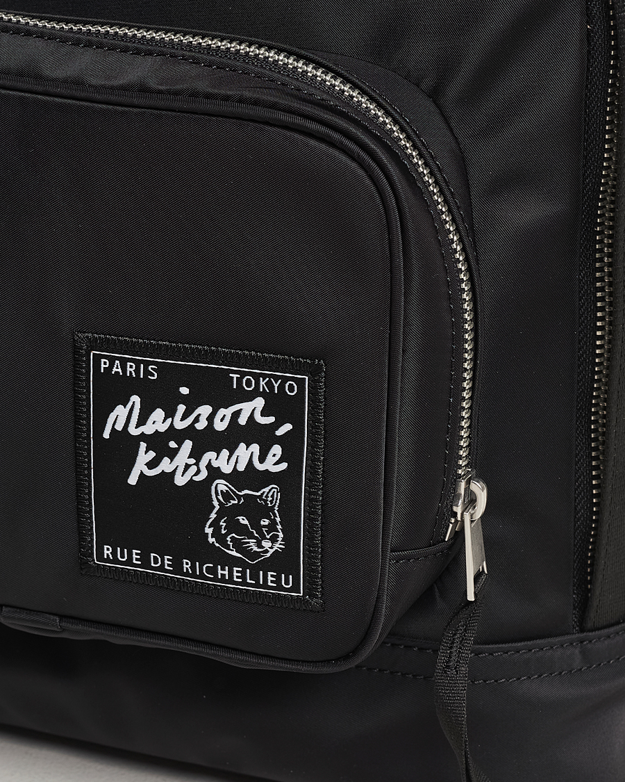 Mies | Maison Kitsuné The Traveller Backpack Black | Maison Kitsuné | The Traveller Backpack Black