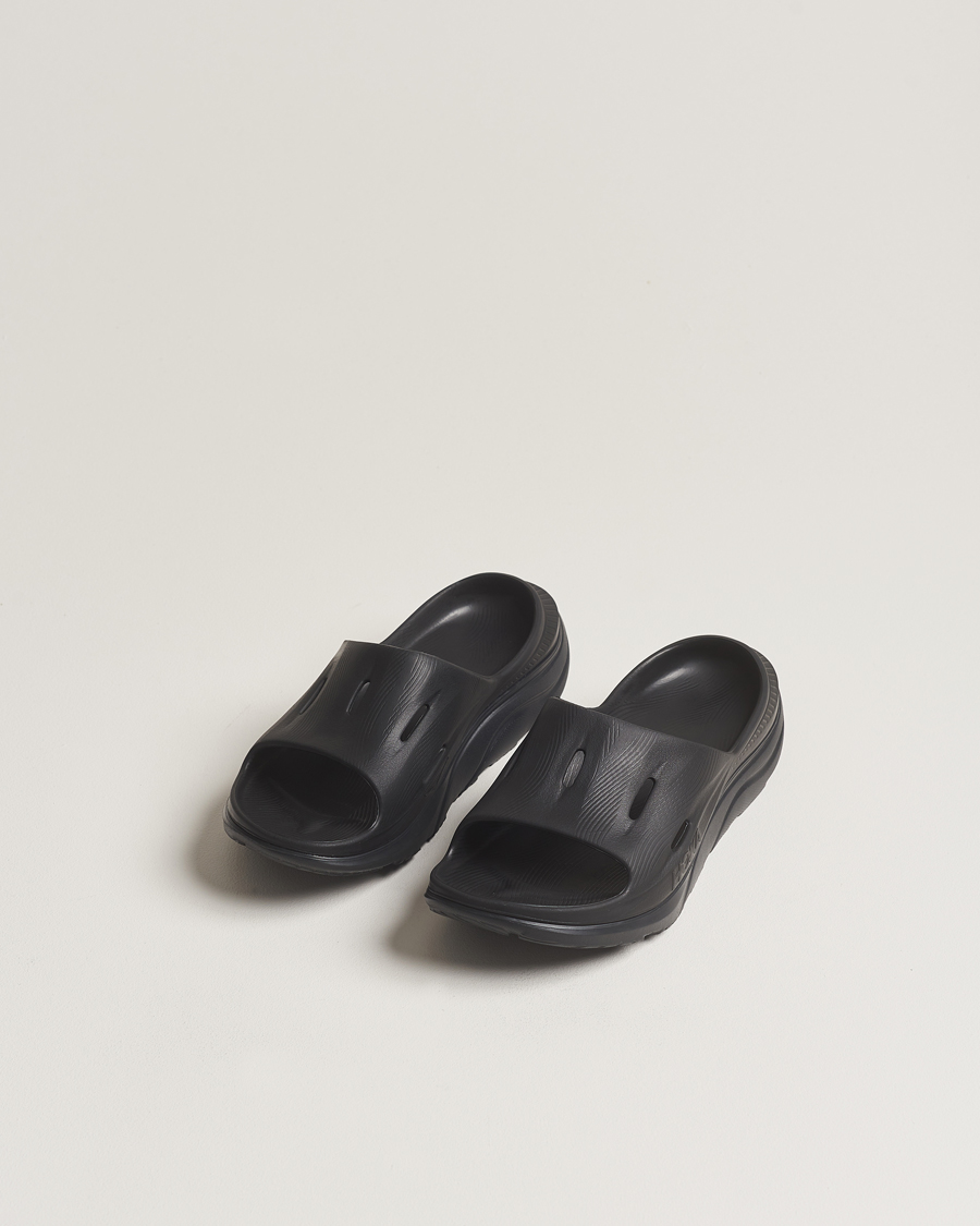 Mies | Hoka Ora Recovery Slide 3 Black | Hoka | Ora Recovery Slide 3 Black