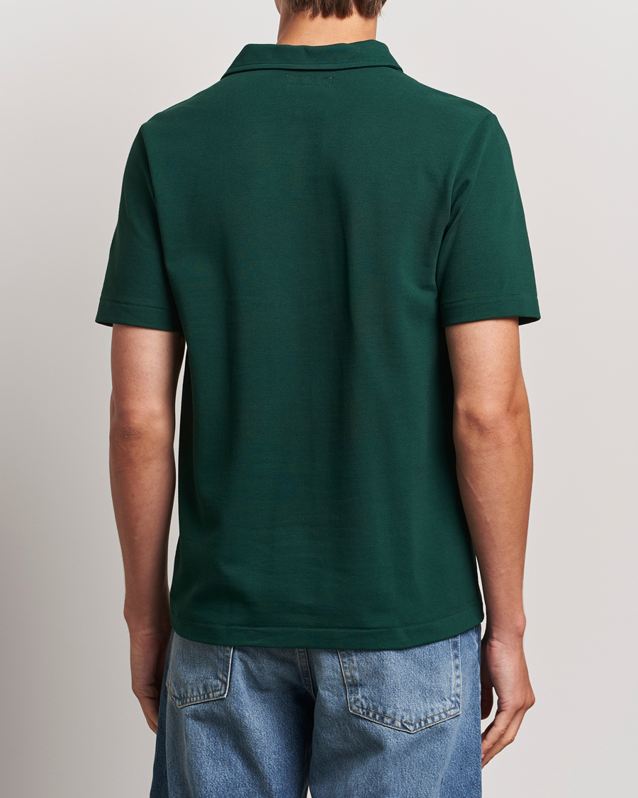 Mies | Pikeet | Merz b. Schwanen | Organic Cotton Washed Polo Classic Green