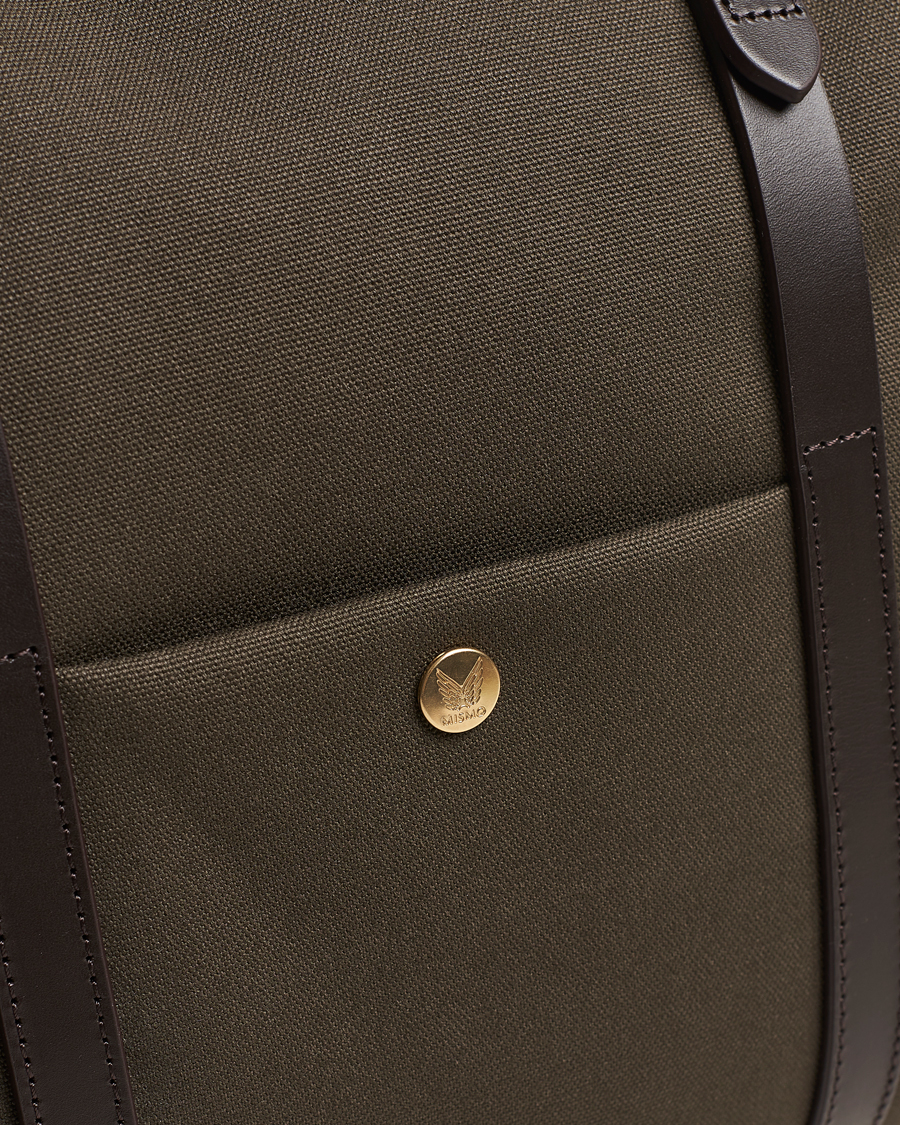 Mies | Laukut | Mismo | M/S Utility Canvas Duffle Bag Army/Dark Brown