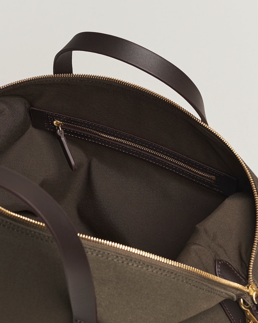 Mies | Laukut | Mismo | M/S Utility Canvas Duffle Bag Army/Dark Brown