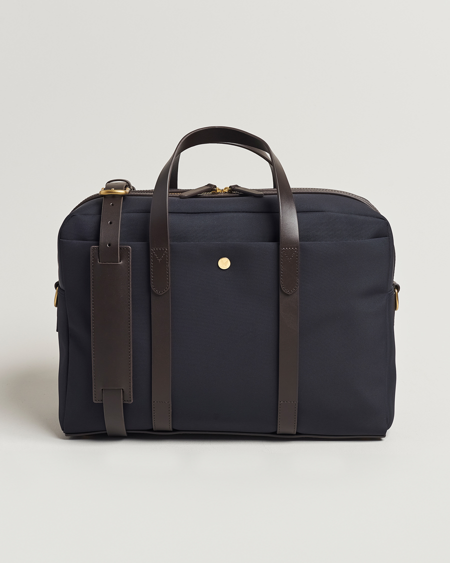 Mies | Mismo M/S Advance Weekendbag Navy/Dark Brown | Mismo | M/S Advance Weekendbag Navy/Dark Brown