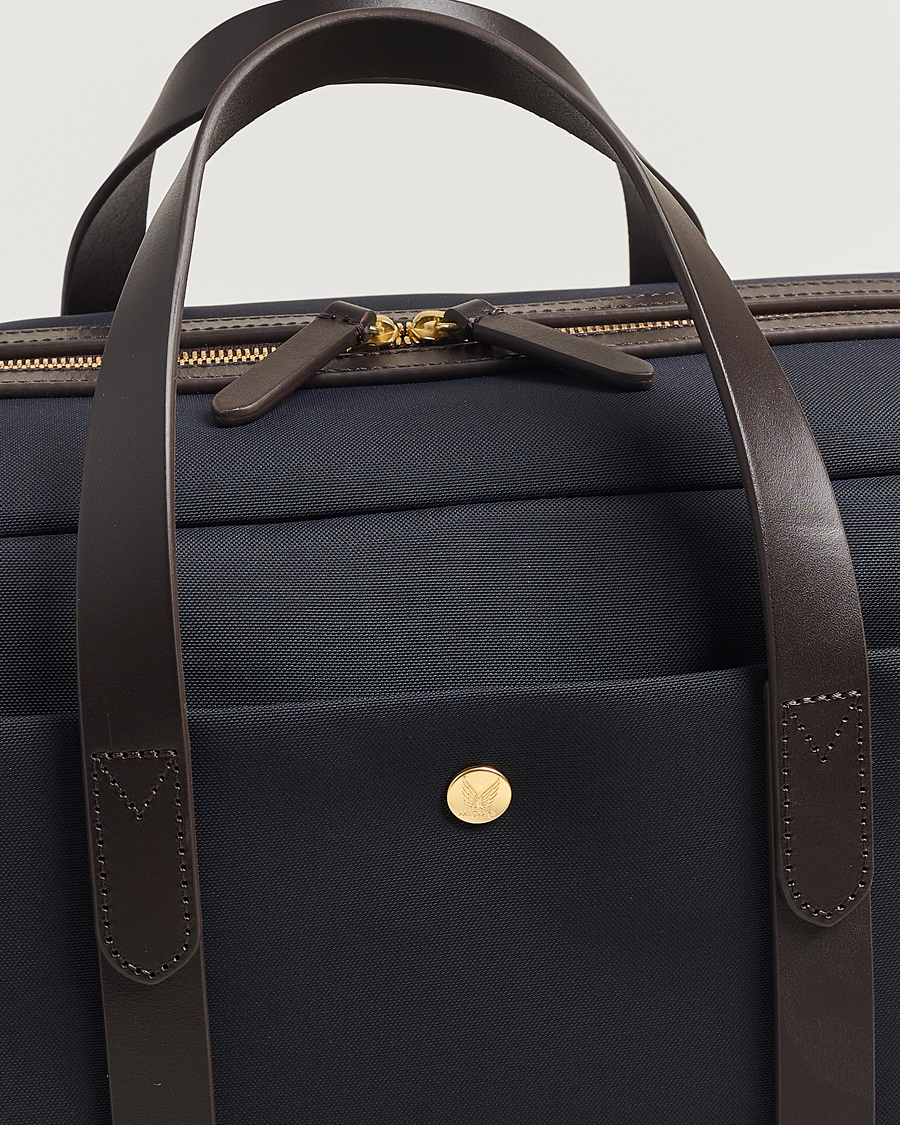 Mies | Mismo M/S Advance Weekendbag Navy/Dark Brown | Mismo | M/S Advance Weekendbag Navy/Dark Brown