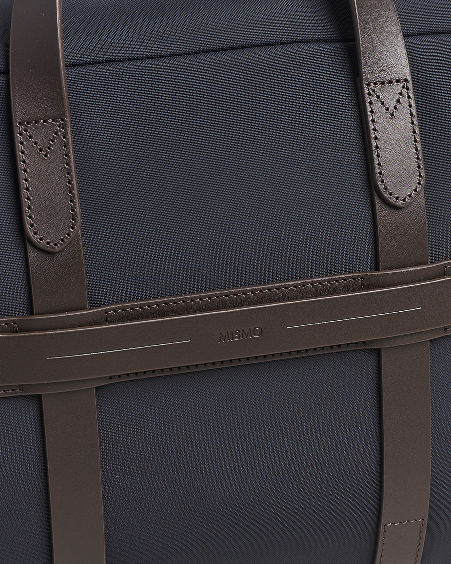 Mies | Mismo M/S Advance Weekendbag Navy/Dark Brown | Mismo | M/S Advance Weekendbag Navy/Dark Brown