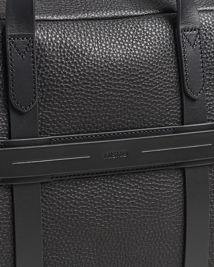 Mies | Mismo Aspire Pebbled Leather Briefcase Black | Mismo | Aspire Pebbled Leather Briefcase Black