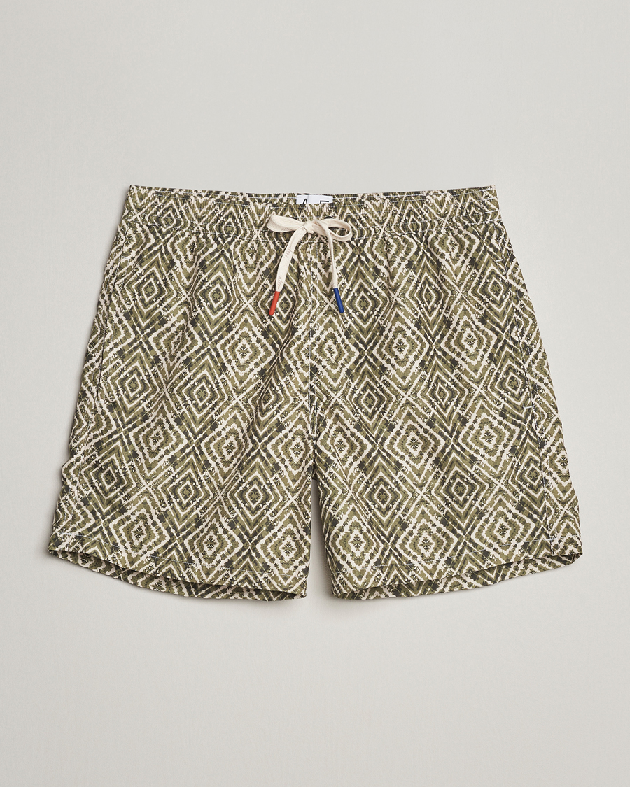 Mies | Uimahousut | Altea | Printed Swim Shorts Green