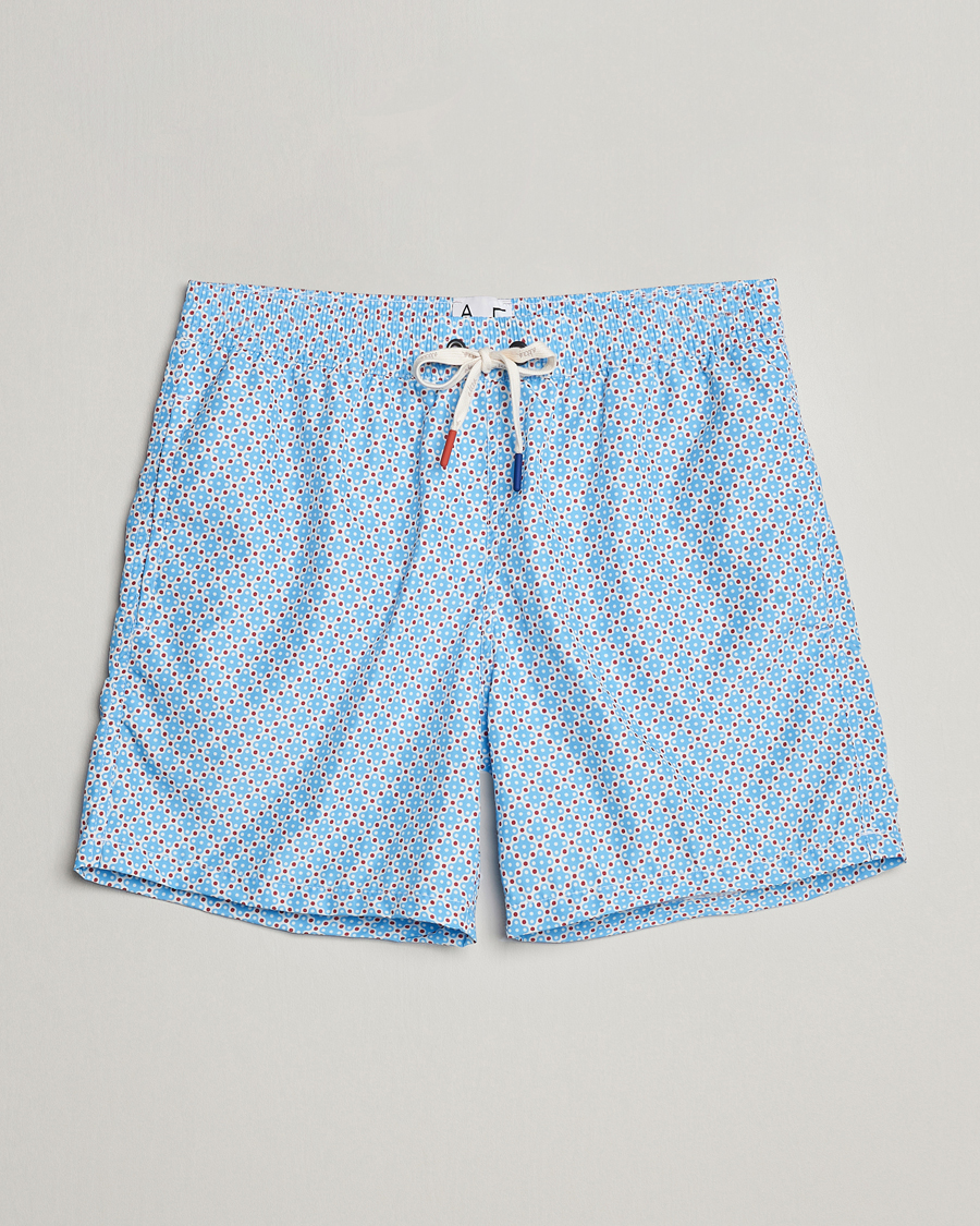 Mies | Uimahousut | Altea | Printed Swim Shorts Light Blue
