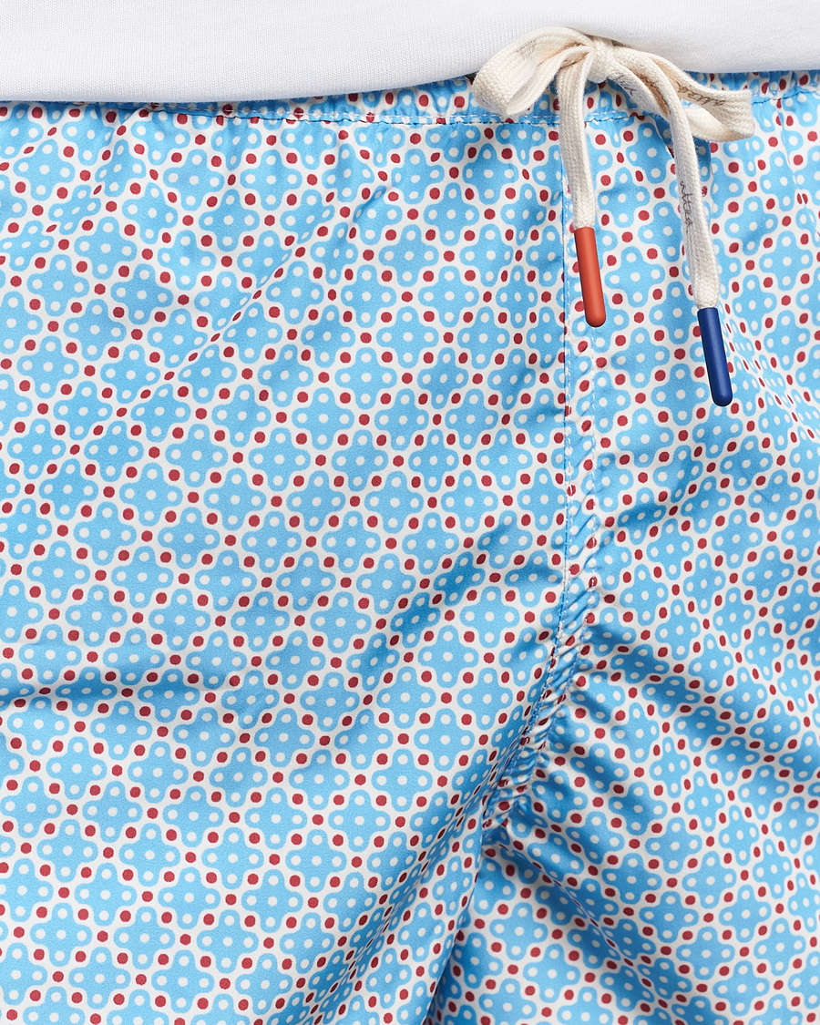 Mies | Uimahousut | Altea | Printed Swim Shorts Light Blue