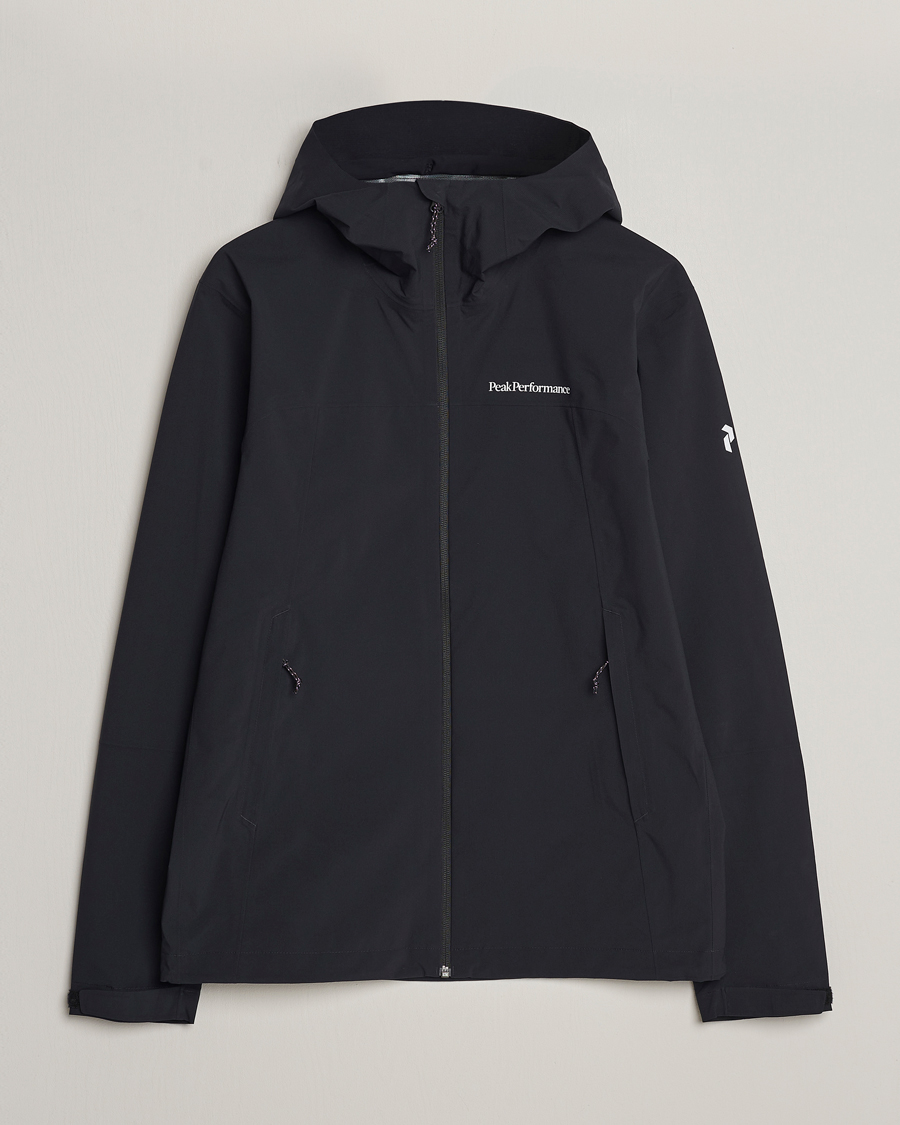 Mies | Takit | Peak Performance | Trail Hipe Hooded Shell Jacket Black