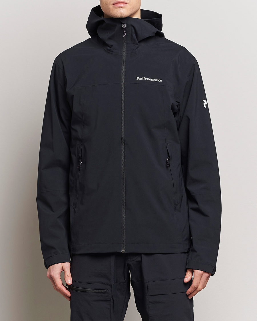 Mies | Takit | Peak Performance | Trail Hipe Hooded Shell Jacket Black
