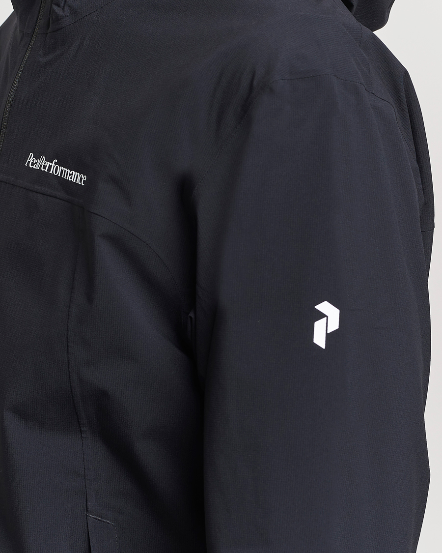 Mies | Takit | Peak Performance | Trail Hipe Hooded Shell Jacket Black
