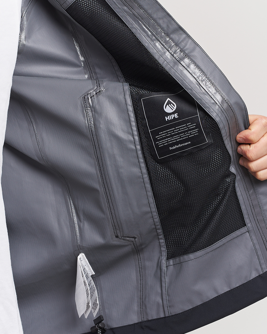 Mies | Takit | Peak Performance | Trail Hipe Hooded Shell Jacket Black