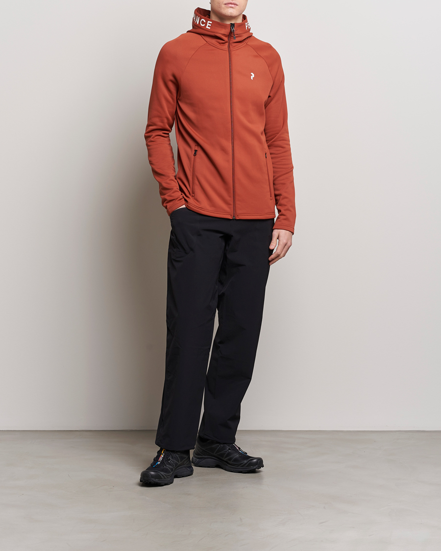 Mies | Puserot | Peak Performance | Rider Hooded Full Zip Spiced
