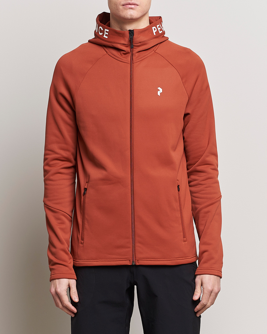 Mies | Puserot | Peak Performance | Rider Hooded Full Zip Spiced