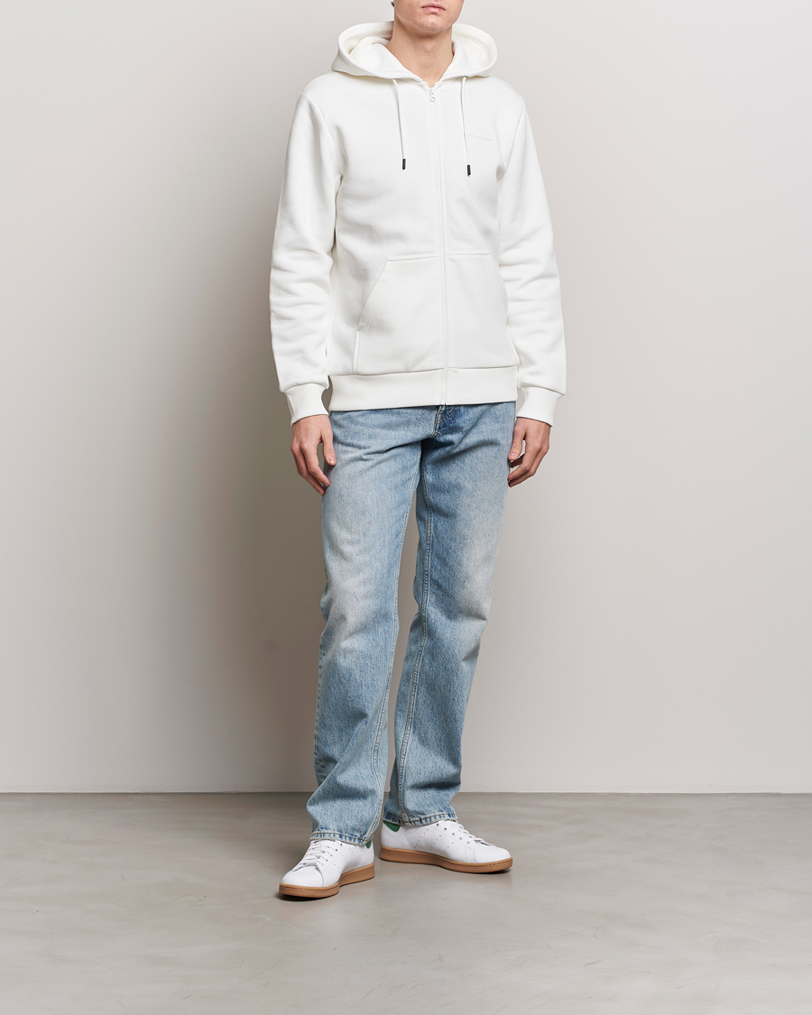 Mies | Puserot | Peak Performance | Original Logo Full Zip Hoodie Off White