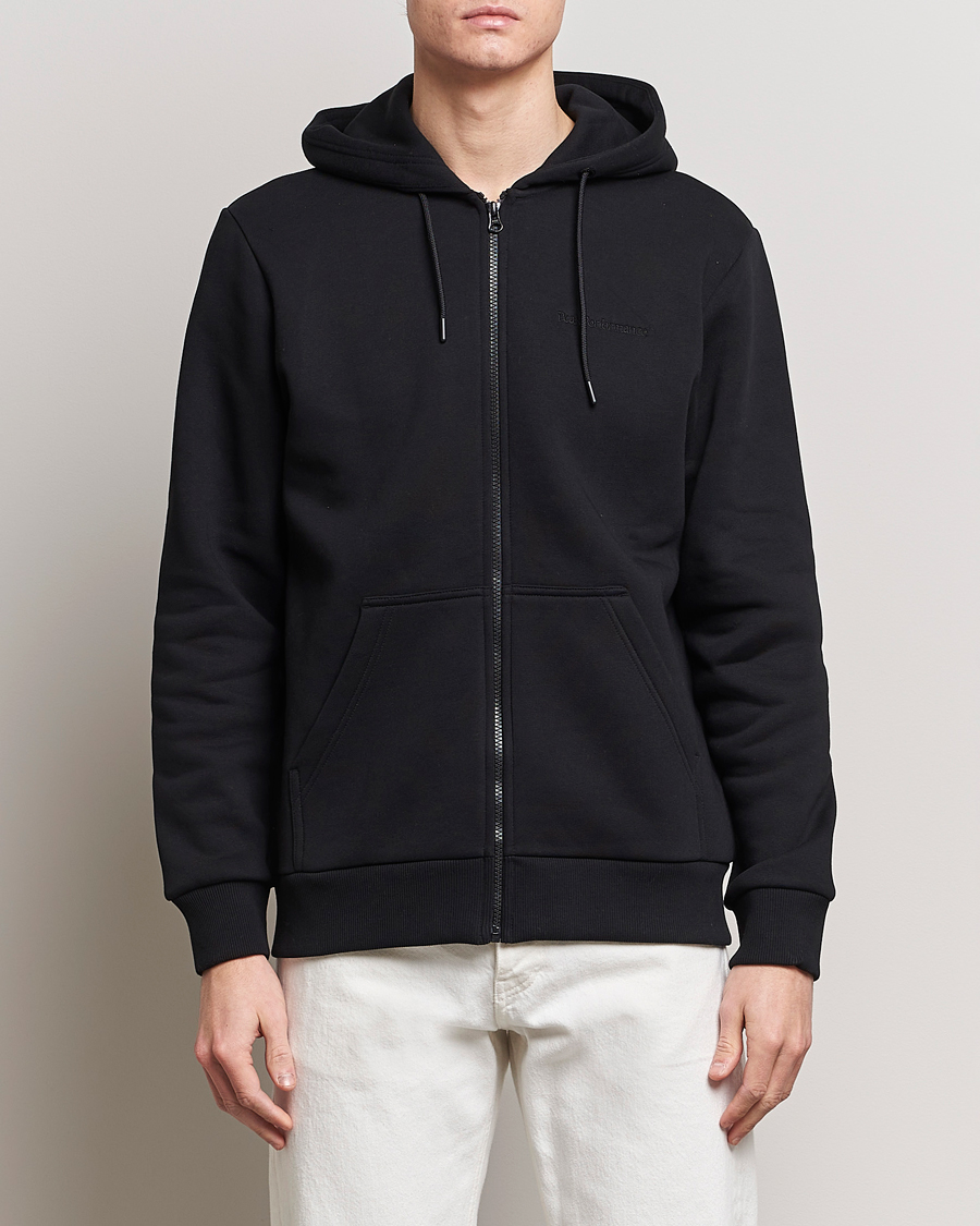 Mies | Puserot | Peak Performance | Original Full Zip Hoodie Black