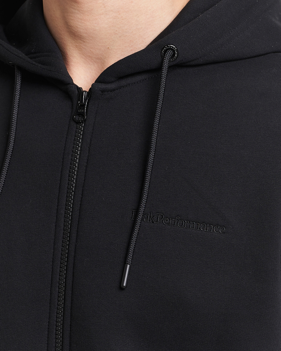 Mies | Puserot | Peak Performance | Original Full Zip Hoodie Black