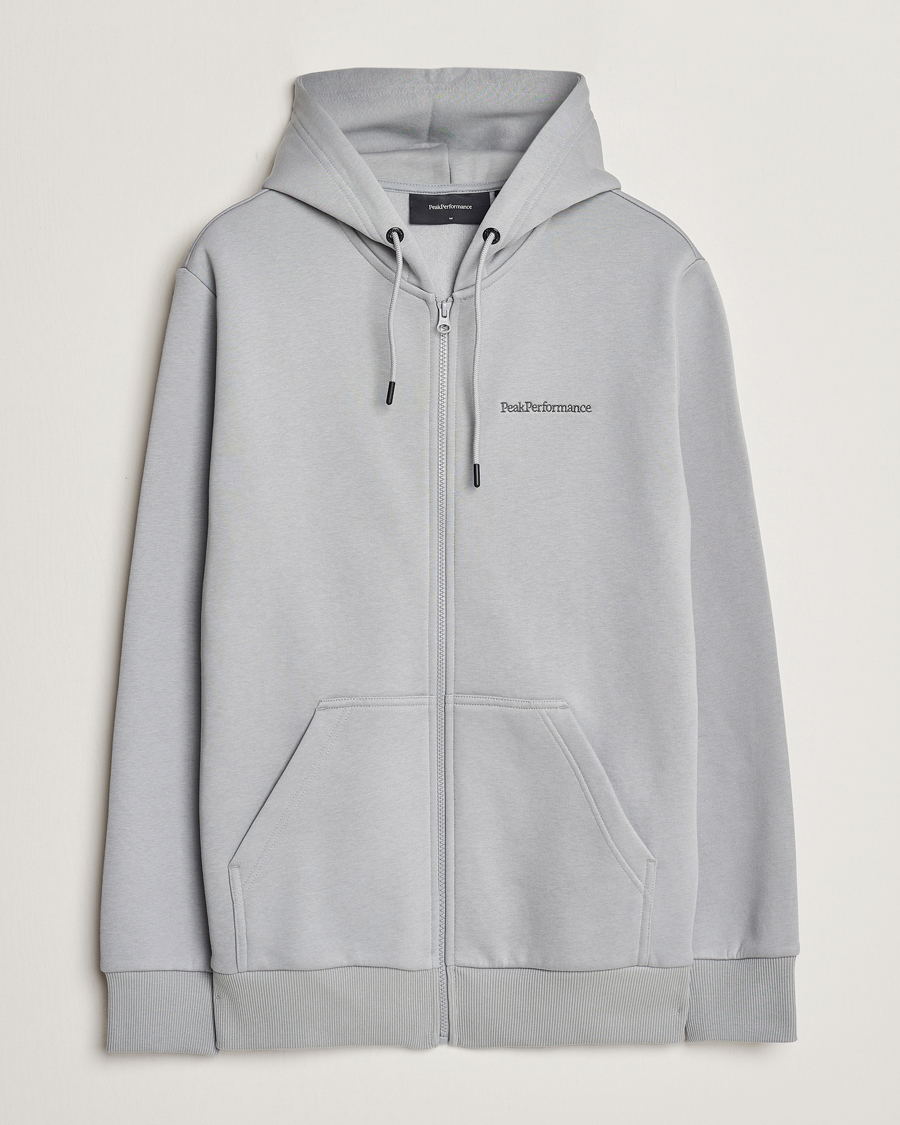 Mies | Puserot | Peak Performance | Original Logo Full Zip Hoodie Desert Blow