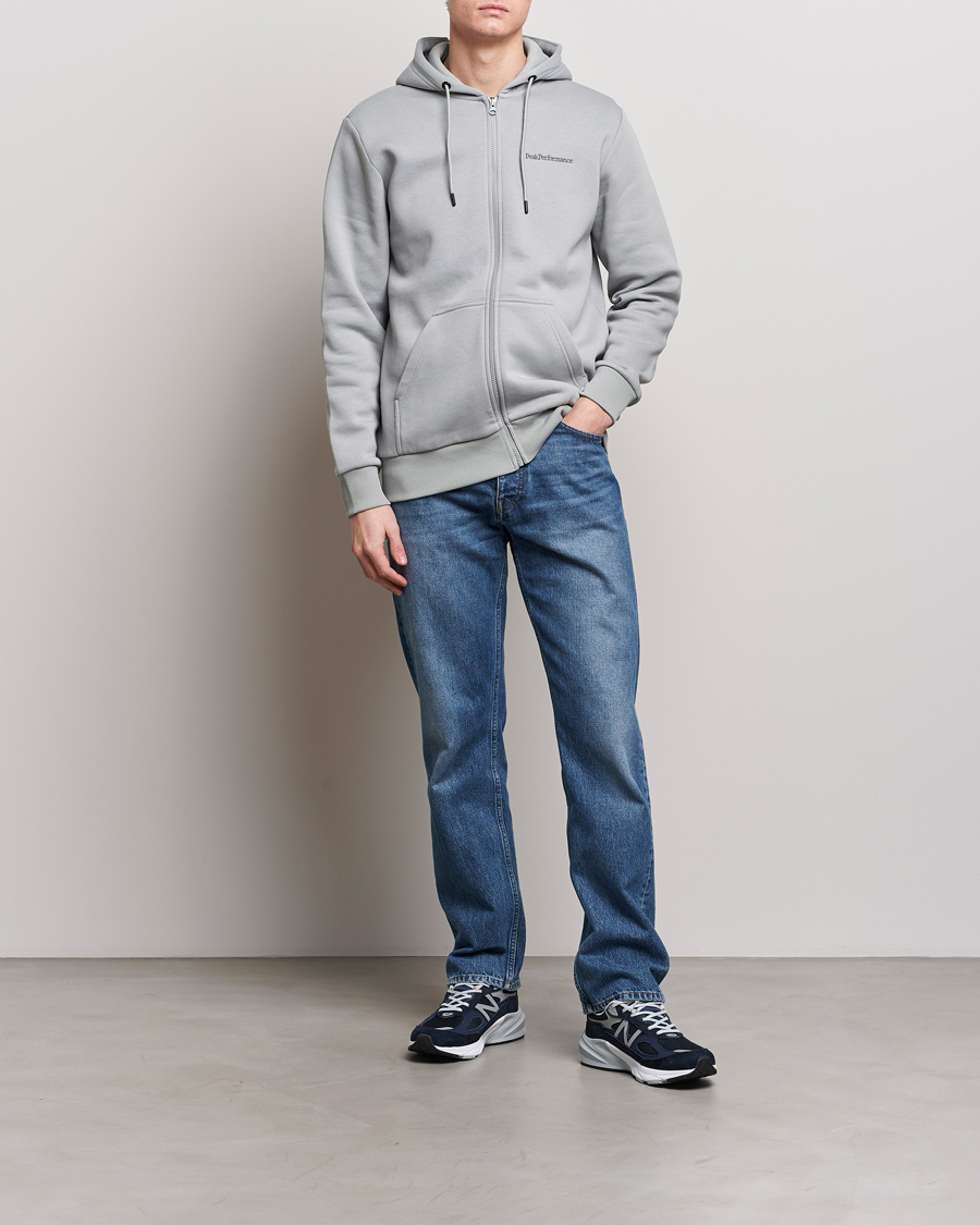 Mies | Puserot | Peak Performance | Original Logo Full Zip Hoodie Desert Blow