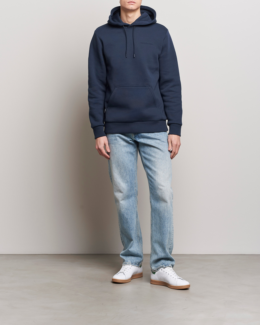 Mies | Puserot | Peak Performance | Original Hoodie Blue Shadow