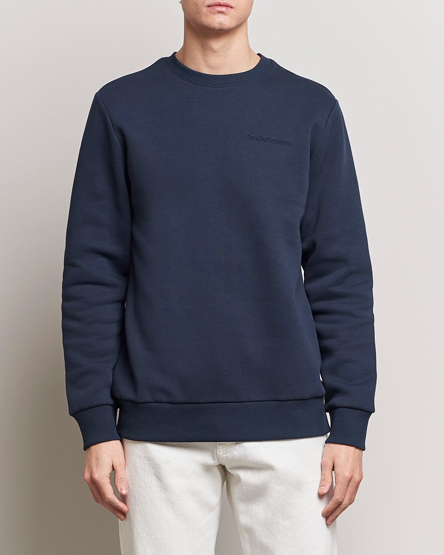 Mies | Puserot | Peak Performance | Original Crew Neck Sweatshirt Blue Shadow