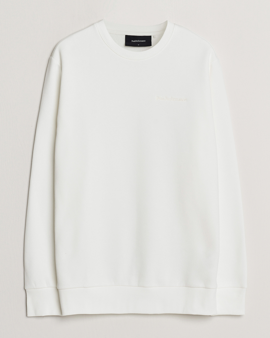 Mies | Puserot | Peak Performance | Original Logo Crew Neck Sweatshirt Off White